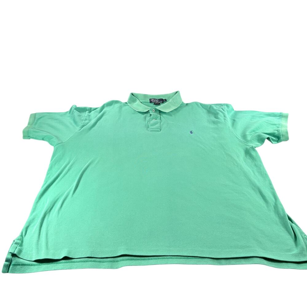 Polo Ralph Lauren Short Sleeve Shirt Green Sz 3XL - Picture 2 of 6